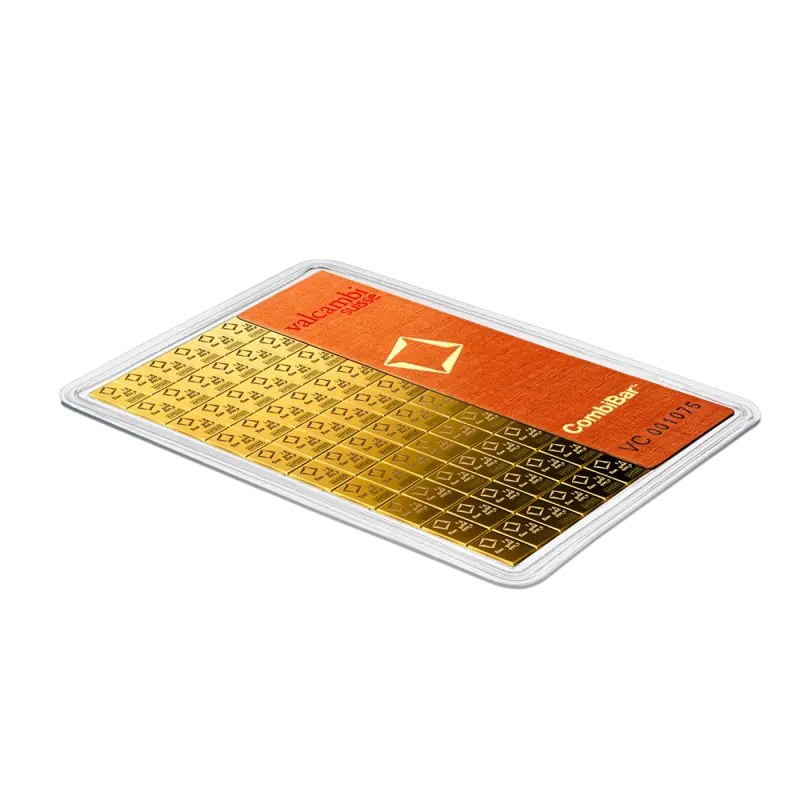 100 x 1g CombiBar® Valcambi| Or 99,9%