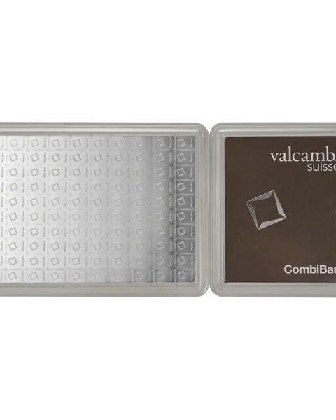 100 x 1g CombiBar® Lingot Valcambi| Argent 99,9%