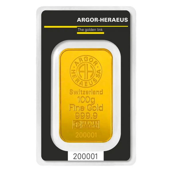 100g Lingot Frappé| Or 99,9%