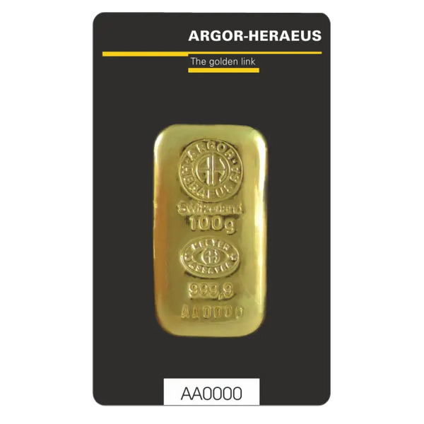 100g Lingot | Or 99,9% |Scellé endommagé