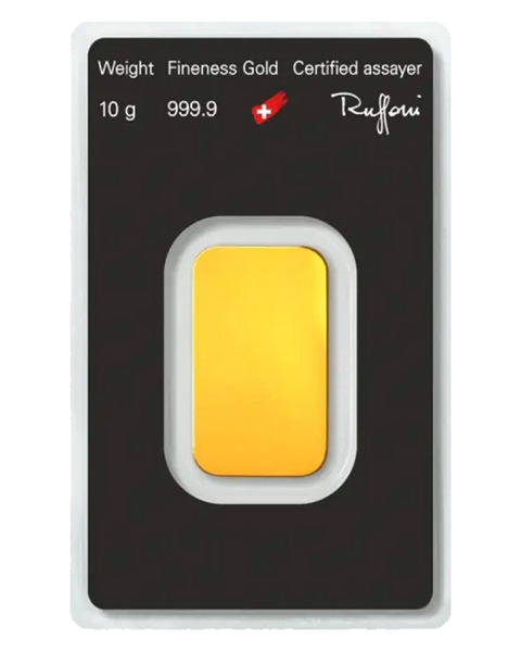10g Lingot Argor-Heraeus | Or 99,9%