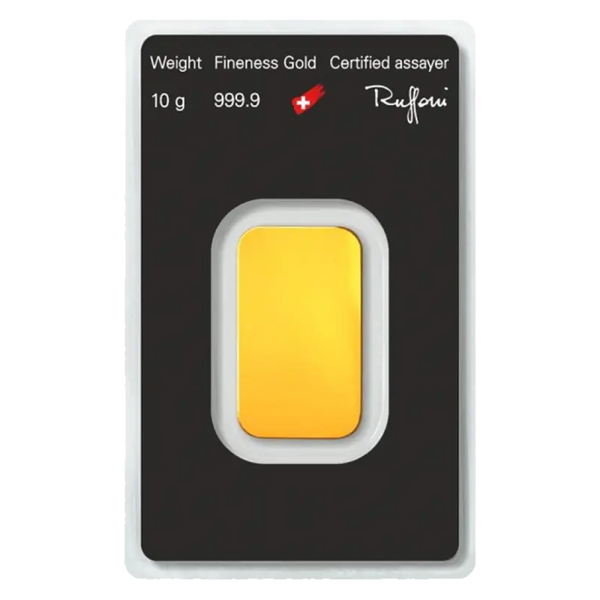 10g Lingot Argor-Heraeus | Or 99,9%