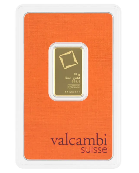 10g Lingot Valcambi| Or 99,9%