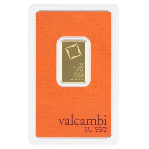 10g Lingot Valcambi| Or 99,9%