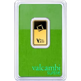 Lingot 10gr Valcambi Green Gold | Or 99,9% |
