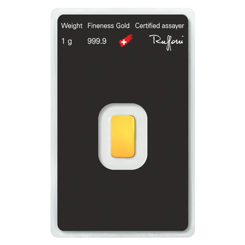 1g Lingot  | Or 99,9%