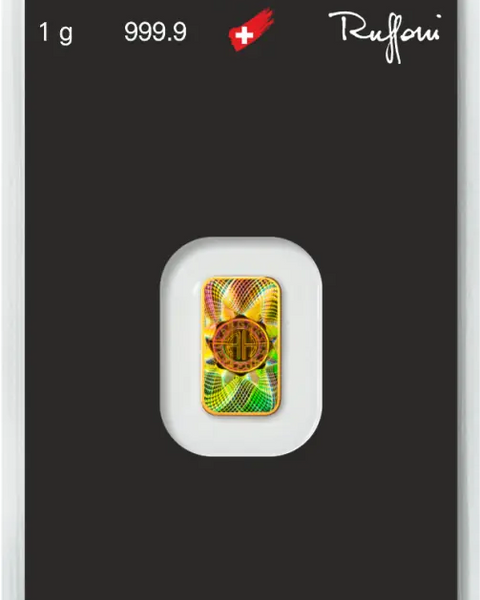 1g Lingot Argor-Heraeus Kinebar| Or 99,9%