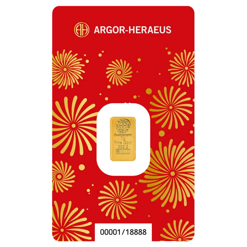 1g Lingot Argor-Heraeus  Year Of The Horse | 2026| Or 99,9%