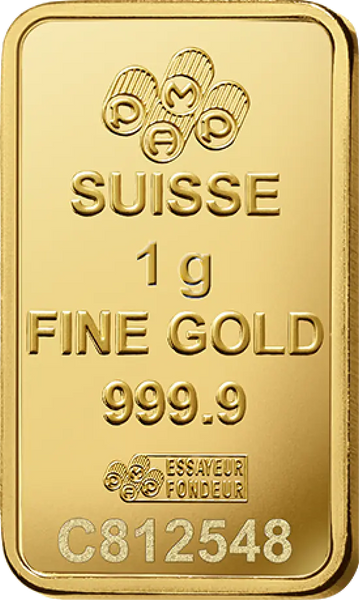 1g Lingot PAMP Fortuna| Or 99,9%