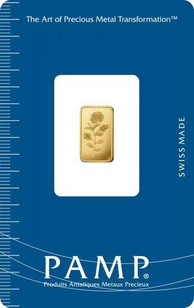 1g Lingot PAMP Rose| Or 99,9%