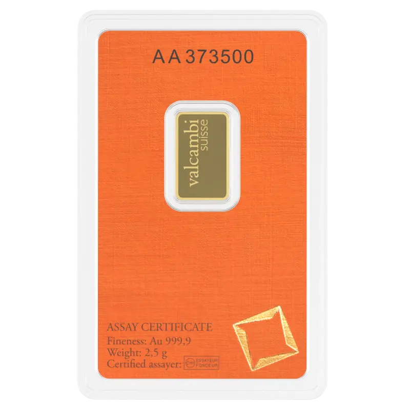 2.5g Lingot | Or 99,9%