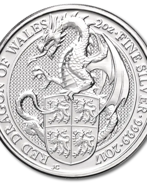 2 oz Pièce endommagée| Argent 99,9%