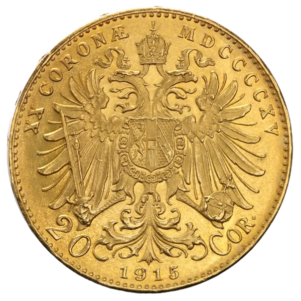 20 Corona Franz-Joseph I Autriche Nouvelle edition  | 1915