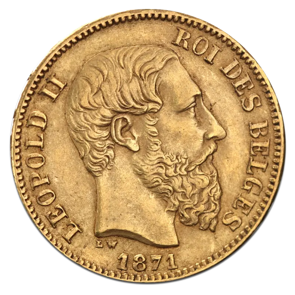 20 Franc Leopold II Belgique | 1867 -1882