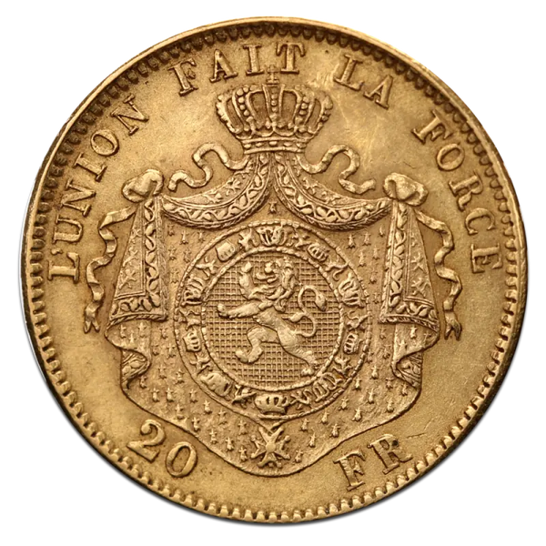 20 Franc Leopold II Belgique | 1867 -1882
