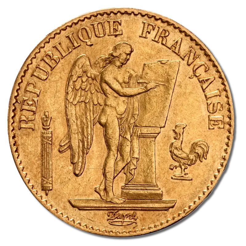 20 Francs Génie 3eme Republique | 1871-1898| Or 90,0%
