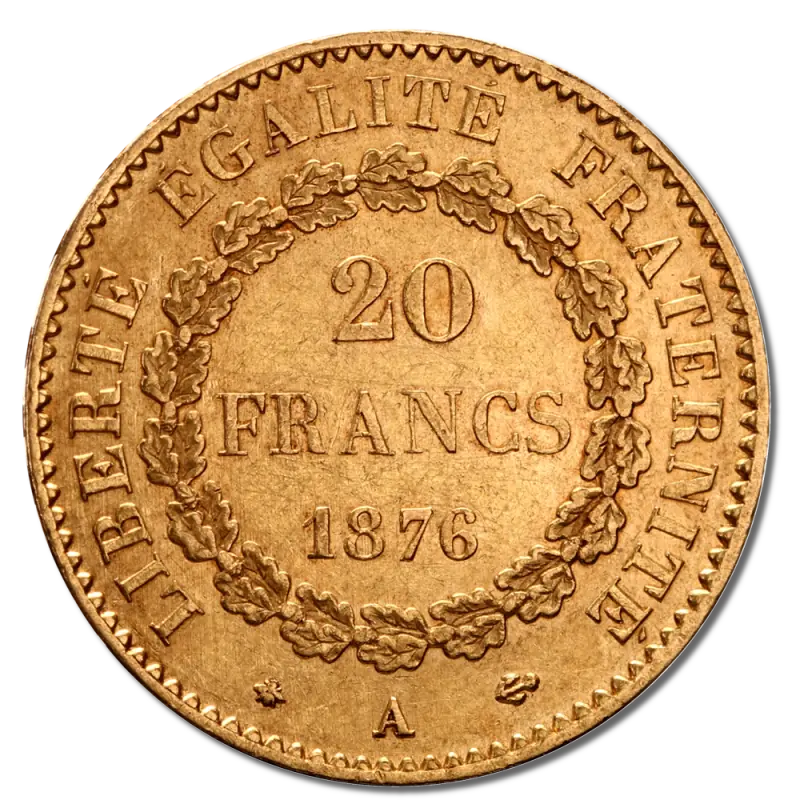 20 Francs Génie 3eme Republique | 1871-1898| Or 90,0%