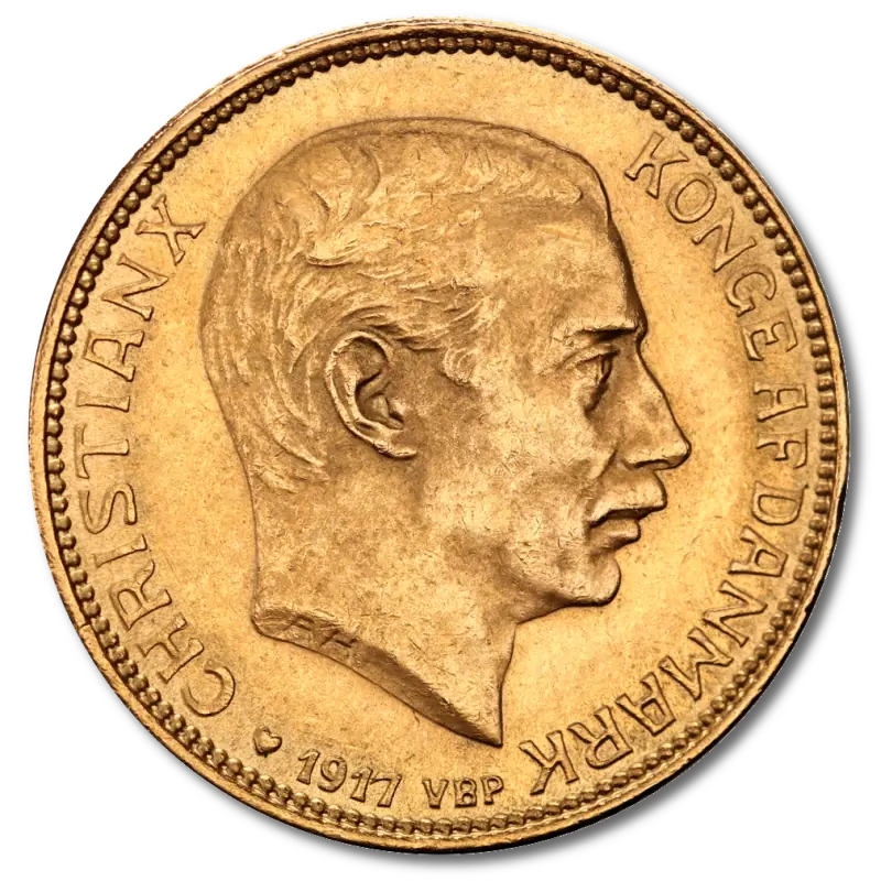 20 Kroner Christian X Danemark | 1913-1917 | Or 90%