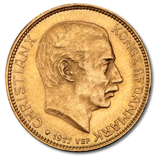 20 Kroner Christian X Danemark | 1913-1917 | Or 90%