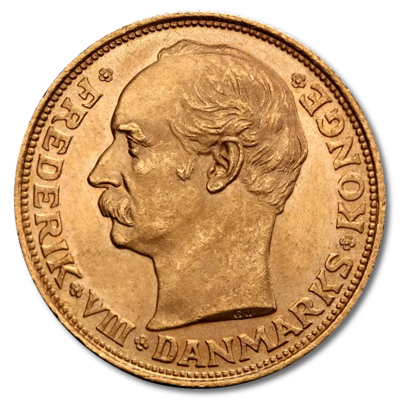 20 Kroner Frederik VIII Danemark | 1908-1912 | Or 90%