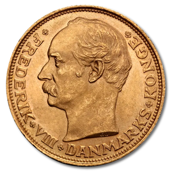 20 Kroner Frederik VIII Danemark | 1908-1912 | Or 90%