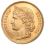 20 Francs Suisse | 1883-1896| Or 90,0%