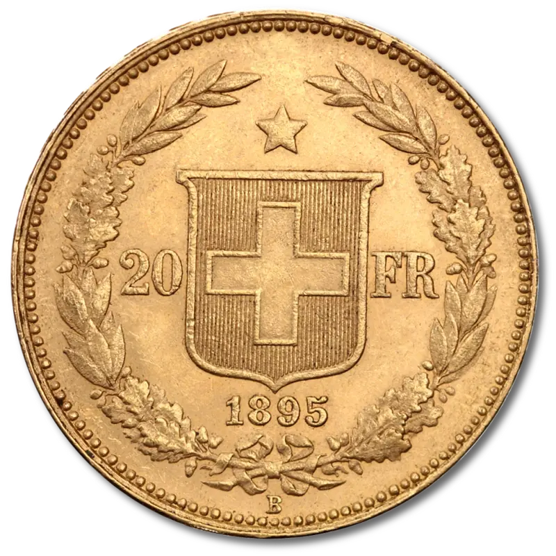 20 Francs Suisse | 1883-1896| Or 90,0%