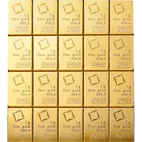 CombiBar®  Valcambi 20x1gr | Or 99,9% |