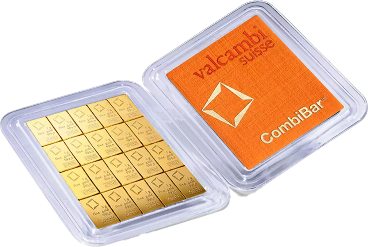 CombiBar®  Valcambi 20x1gr | Or 99,9% |