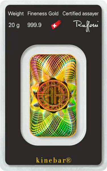 20g Lingot Argor-Heraeus Kinebar| Or 99,9%