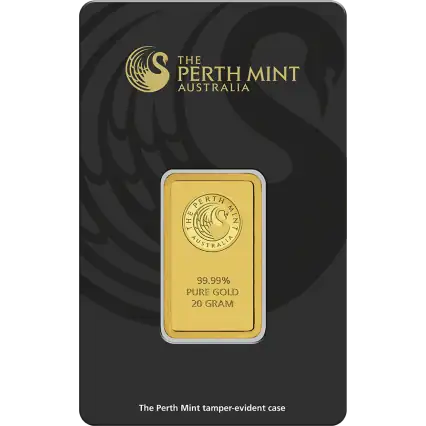 lingot or 20gr perth mint