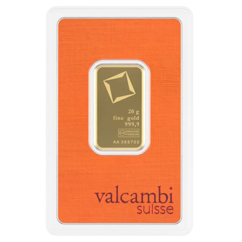 lingot or 20gr Valcambi