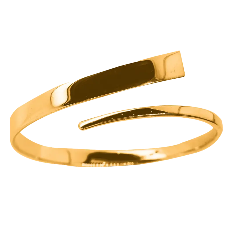 24kt Gold Eternal Twist Cuff
