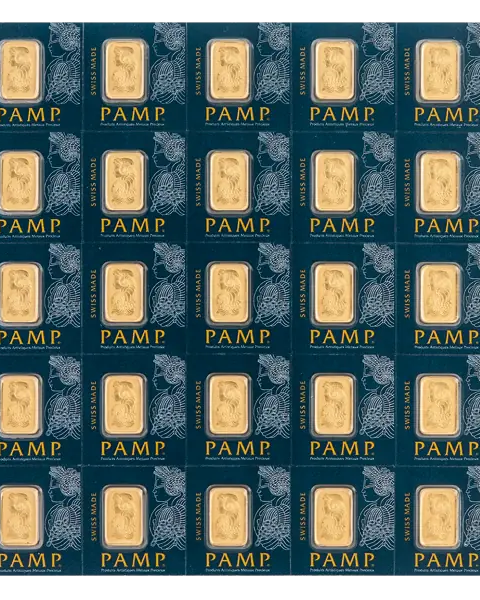 25 x 1g PAMP Multigram | Or 99,9%