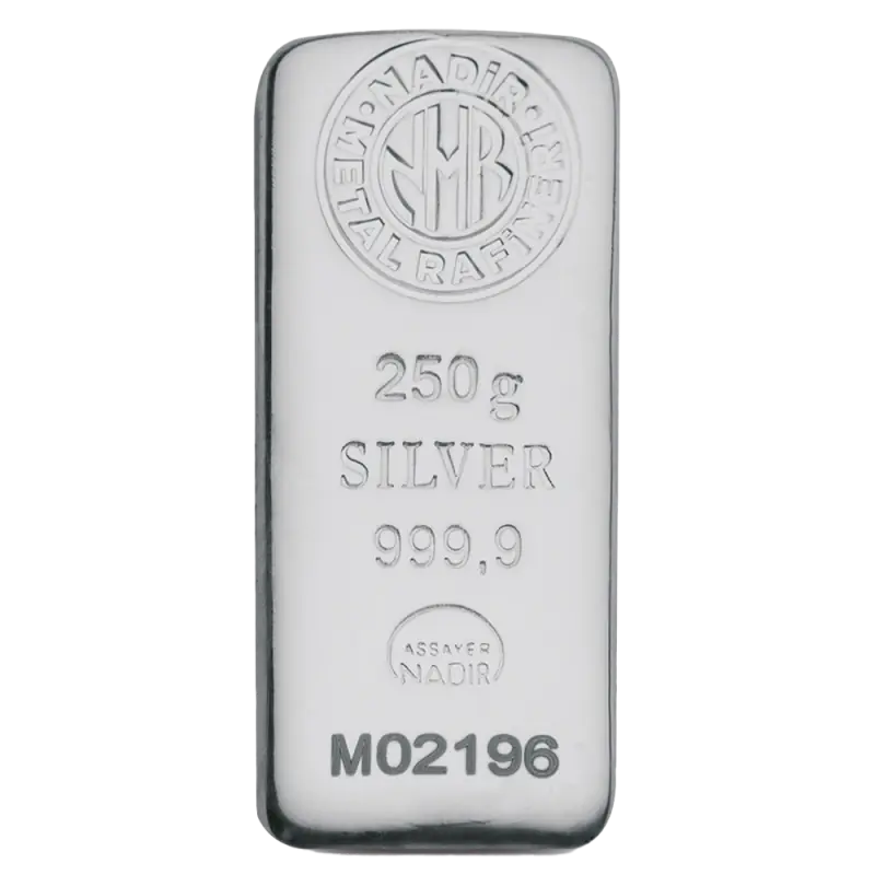 250g Lingot | Argent 99,9%