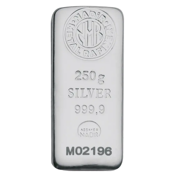 250g Lingot | Argent 99,9%