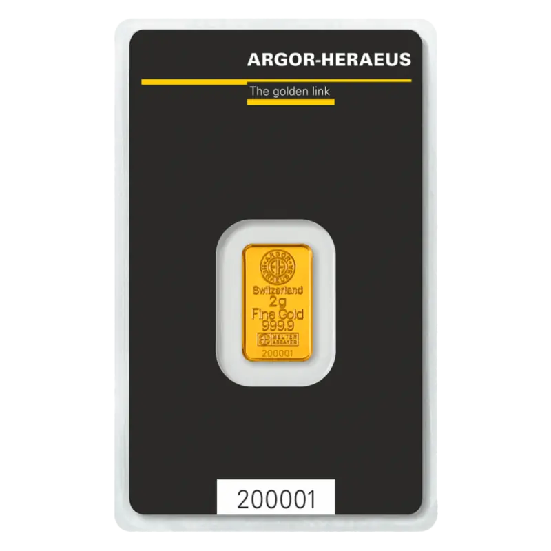 2g Lingot  | Or 99,9%