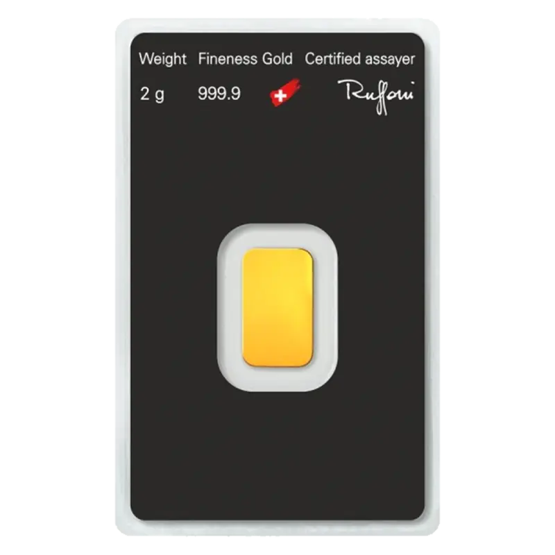 2g Lingot  | Or 99,9%
