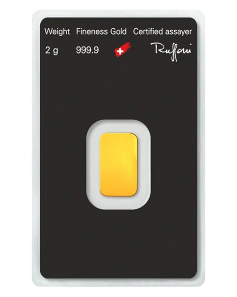 2g Lingot Argor-Heraeus | Or 99,9%