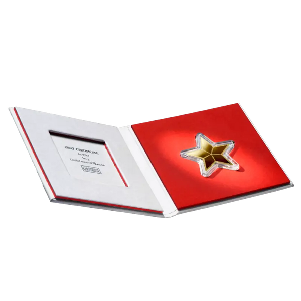 5 x 1g CombiBar Star Valcambi | Booklet| Or 99,9%