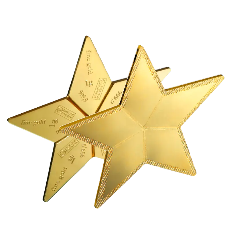 5 x 1g CombiBar Star Valcambi | Booklet| Or 99,9%