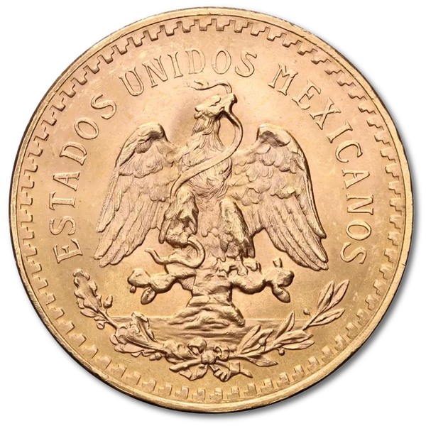 50 Pesos Mexicain | 1821-1947| Or 90,0%