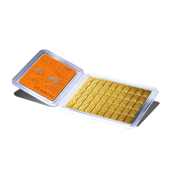 50 x 1g CombiBar®  Valcambi| Or 99,9%