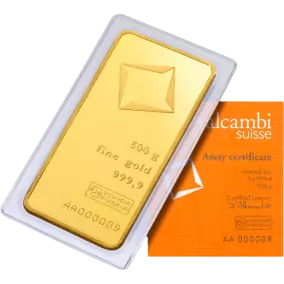 Lingot d'Or 500gr  99,9%