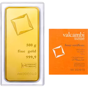 Lingot d'Or 500gr  99,9%