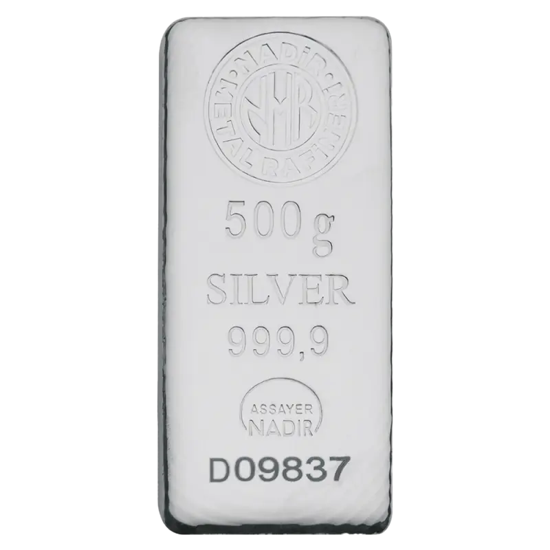 lingot argent 500gr