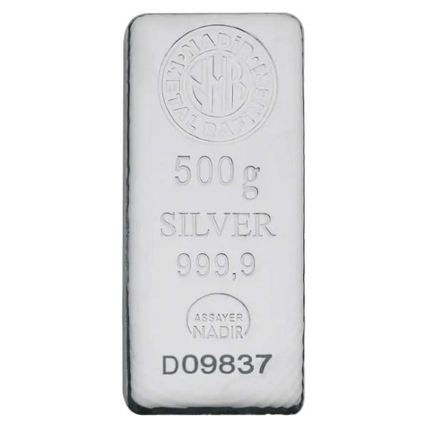 lingot argent 500gr