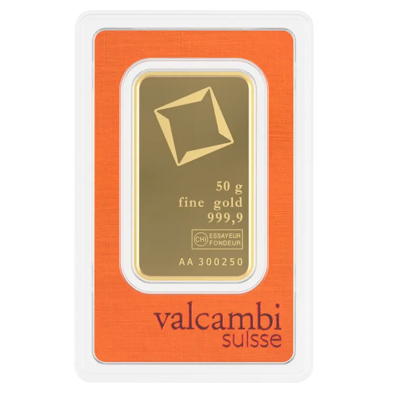 50g Lingot Frappé| Or 99,9%
