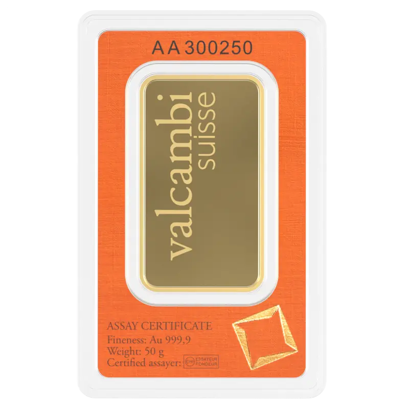 50g Lingot Frappé| Or 99,9%