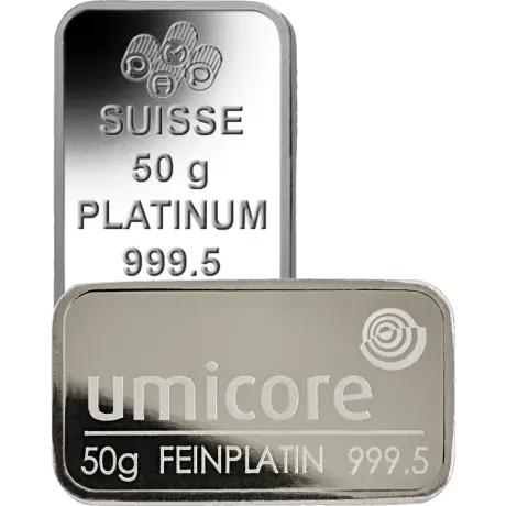 Lingot de Platine | 50 gr